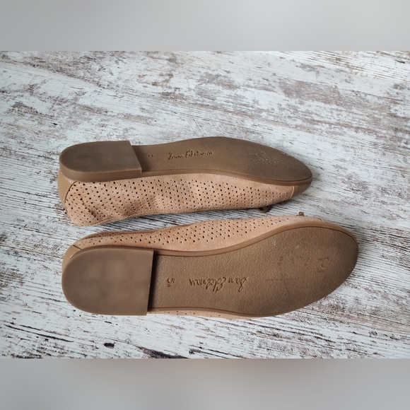 Sam Edelman Felicia Beige Suede Slip On Rounded Closed Toe 5.5 Ballet Flats - Picture 3 of 5